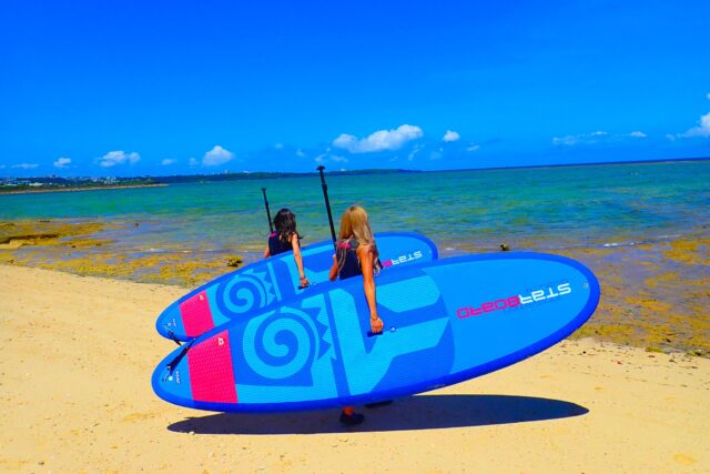 【沖縄・恩納村】初心者でも簡単！沖縄のビーチでSUP体験クルージング《写真＆動画撮影サービス付き》（No.13）