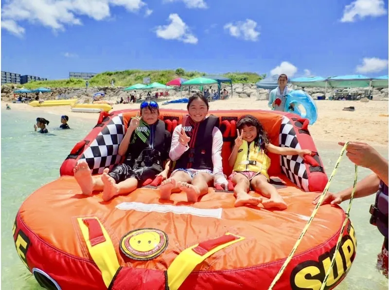 【沖縄/名護】ビーチで楽しむ手ぶらでBBQ☆マリンスポーツも充実◎《雨天催行可・0歳〜参加OK》（No.53）