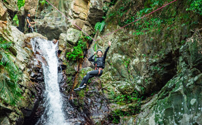 やんばる秘境シャワークライミング,キャニオニング