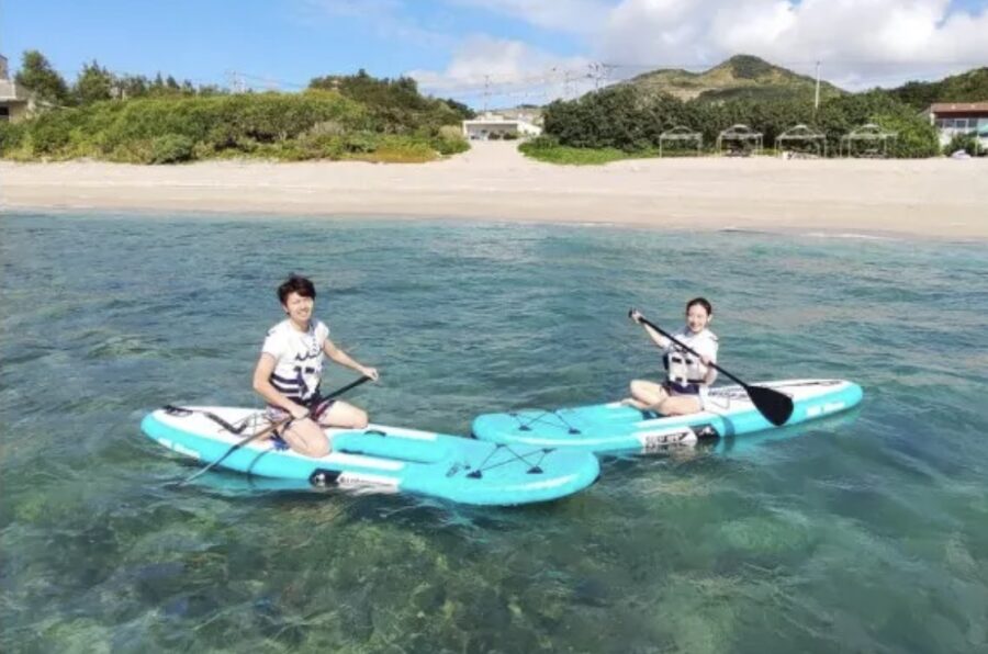 【沖縄・名護】初心者歓迎！SUP（サップ）体験☆サンゴ礁の上を自由にクルージング《インストラクター同行》（No.52）