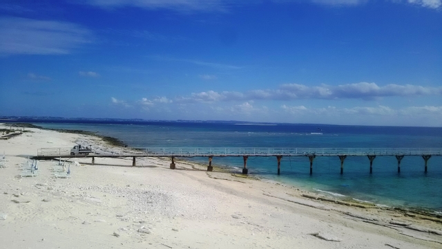 ナガンヌ島　白い砂浜輝く無人島