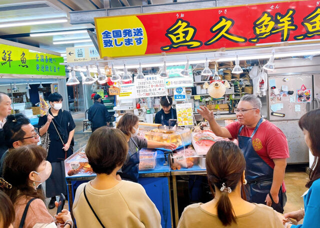 寿司作り体験、那覇市牧志公設市場