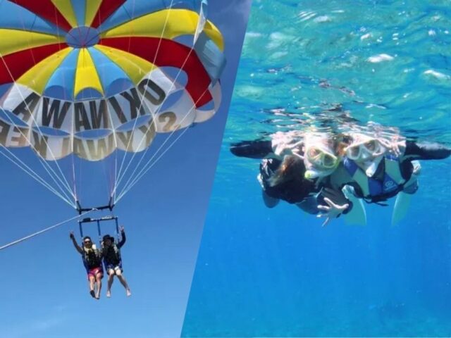 パラセーリング シュノーケリング