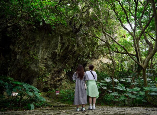 バスツアー　斎場御嶽　世界遺産