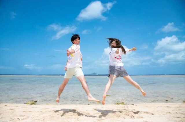 ペイントフォト、カップル、ハネムーン