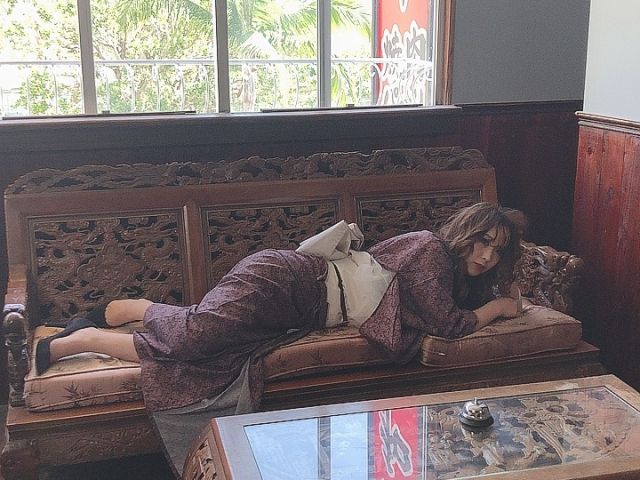 【那覇/60分/着付け体験】SNS映え抜群♪レトロでお洒落なガーリー浴衣プラン《ヘアセット付プランあり》（No.749）