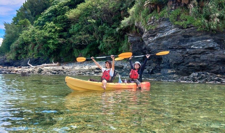 【沖縄北部・宮城島】初心者OK！少人数制シーカヤックツアーで絶景を満喫♪（No.292）