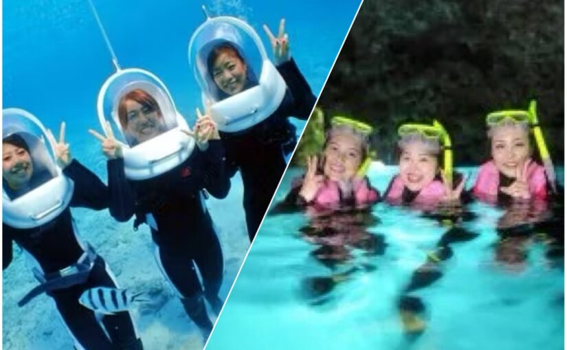 【沖縄/恩納村/3.5時間】沖縄の海を遊び尽くそう☆シーウォーク&シュノーケリング（No.295）