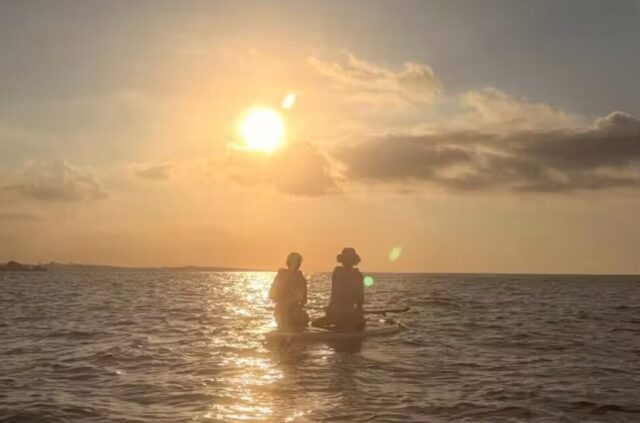 伊計島　浜比嘉島　サンセットSUP