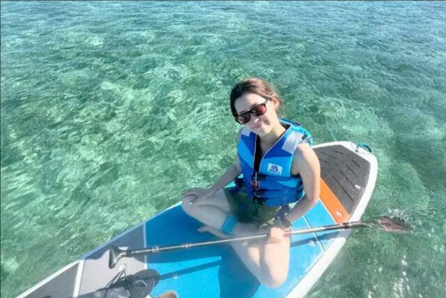 伊計島　浜比嘉島　SUP