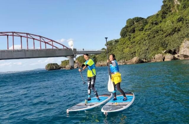 伊計島　浜比嘉島　SUP