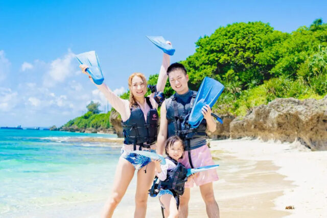 浮潛 家庭 親子