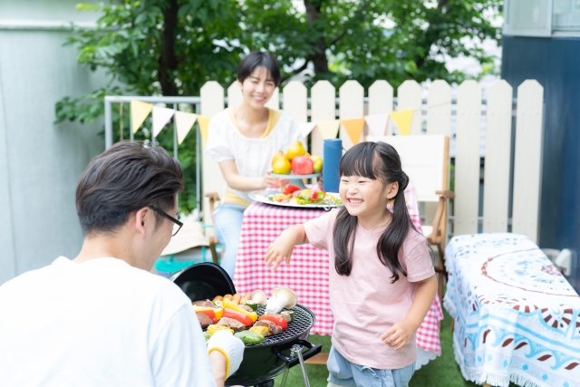 家族　ファミリー　BBQ