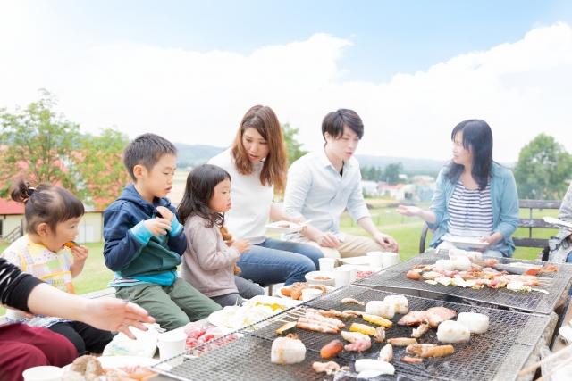 家族　ファミリー　BBQ