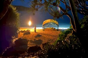 屋外マッサージ専門店 ボディーケア 海水フットバス