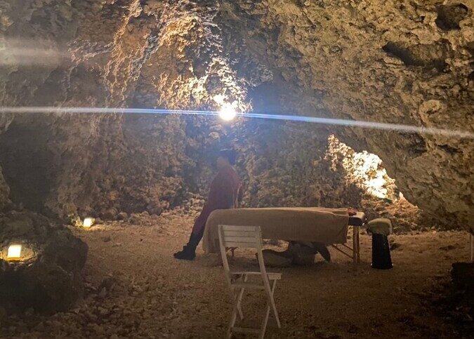 【沖縄/名護市/夜】海風と月明かりで