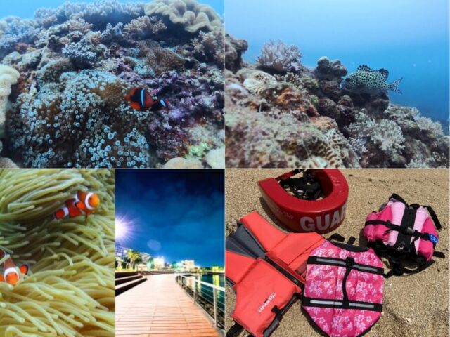 【沖縄中部・北谷町砂辺/約3時間】アメリカンビレッジすぐ近く♪宮城海岸でシュノーケリング★お子様特価3500円《送迎無料・講習付き》(No.705)