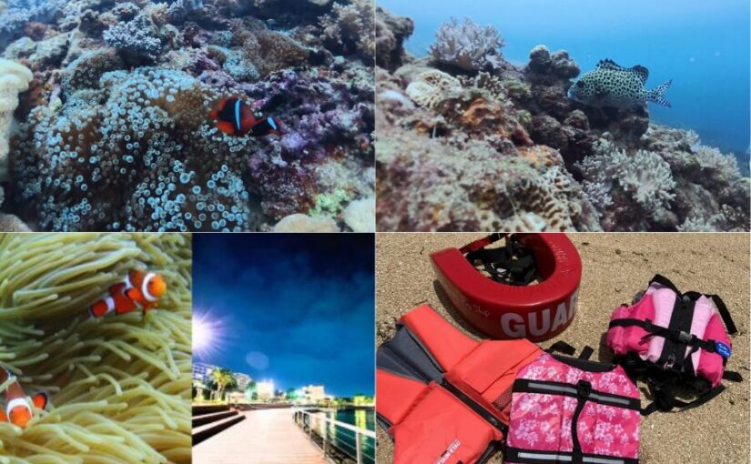 【沖縄中部・北谷町砂辺/約3時間】アメリカンビレッジすぐ近く♪宮城海岸でシュノーケリング★お子様特価3500円《送迎無料・講習付き》(No.705)