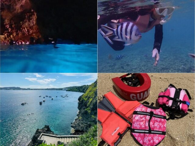 【沖縄中部・真栄田岬/約3時間】お子様特価3500円☆青の洞窟シュノーケリング♪初心者向けレクチャー付き《無料送迎・フォトムービープレゼント》(No.706)