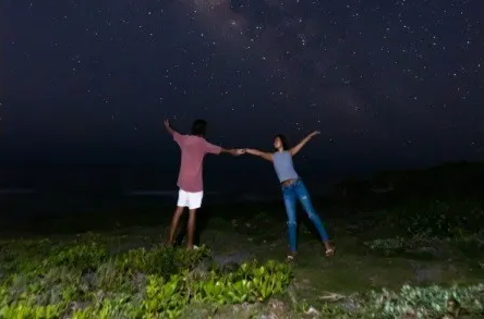 【沖縄・南部】広がる星空をバックに☆星空photoと宙さんぽナイトツアー《インスタ映え写真撮影付き》in 選べる南部（糸満、知念）（No.205）
