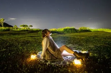 【沖縄・うるま市】最高のロケーションで☆星空photoと宙さんぽナイトツアー《インスタ映え写真撮影付き》in 選べる伊計島or 海中道路＋浜比嘉（No.206）