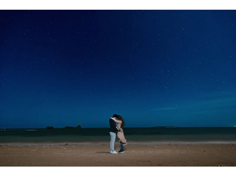 【沖縄・うるま市】最高のロケーションで☆星空photoと宙さんぽナイトツアー《インスタ映え写真撮影付き》in 選べる伊計島or 海中道路＋浜比嘉（No.206）