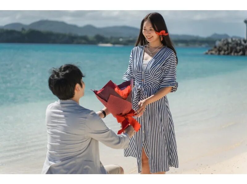 【沖縄・古宇利島】撮りたいイメージをリクエストOK！絶景ロケーションフォトツアー☆ドローン空撮可能！女子旅・ファミリーにもおすすめ（No.208）