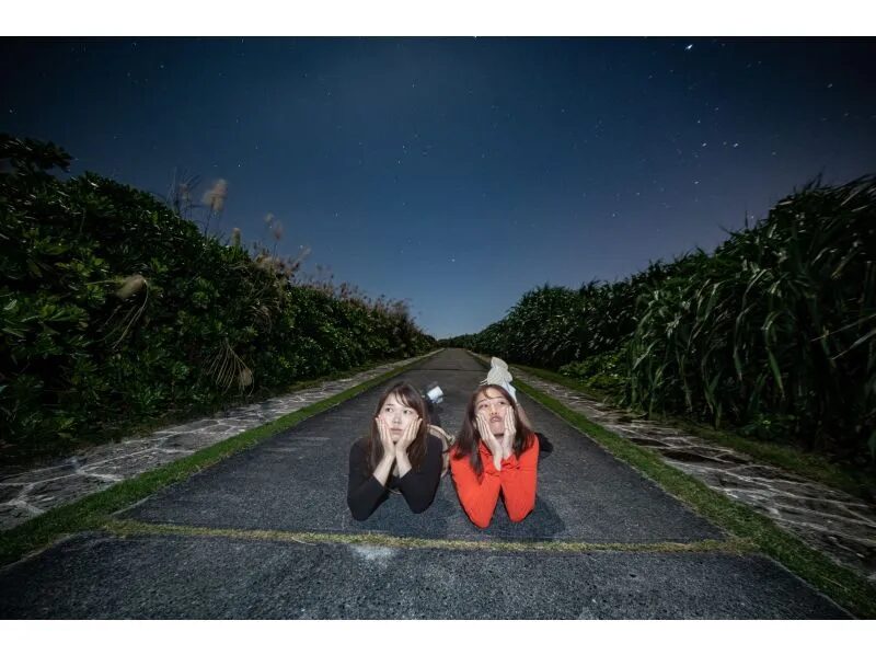 【沖縄・読谷】プロの解説付き☆星空photoと宙さんぽナイトツアー《インスタ映え写真撮影付き》in 残波岬（No.204）