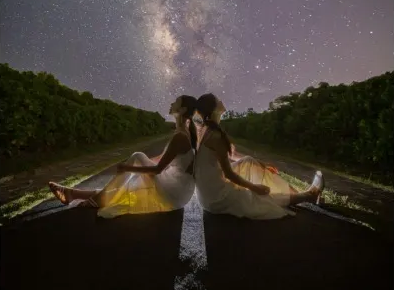 【沖縄・読谷】プロの解説付き☆星空photoと宙さんぽナイトツアー《インスタ映え写真撮影付き》in 残波岬（No.204）