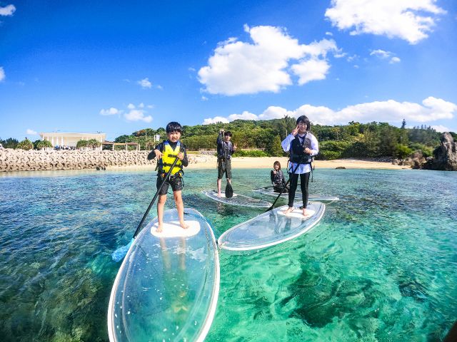 【沖縄恩納村/約3時間】人気メニューがセットでお得に☆ウミガメ遭遇率80%以上！クリアサップ＆シュノーケリングツアー《ドローン撮影付き》（No.215）