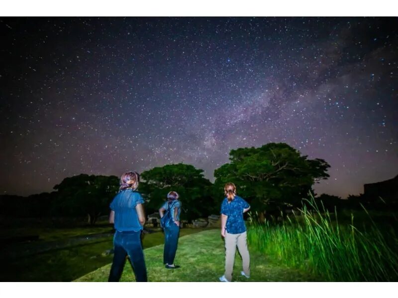 【沖縄・今帰仁城跡】ファミリー・カップル・友達で☆星空photoと宙さんぽナイトツアー《インスタ映え写真撮影付き》in今帰仁城跡（No.96）