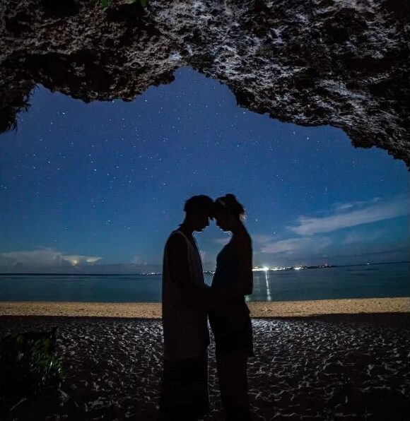 【沖縄・本部】本部から車で行ける瀬底島で秘密の星空観察☆星空photoと宙さんぽナイトツアー《インスタ映え写真撮影付き》in瀬底ビーチ（No.95）