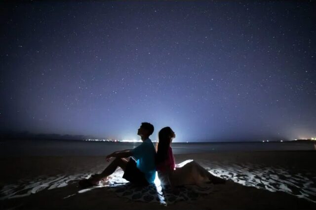 【沖縄・本部】本部から車で行ける瀬底島で秘密の星空観察☆星空photoと宙さんぽナイトツアー《インスタ映え写真撮影付き》in瀬底ビーチ