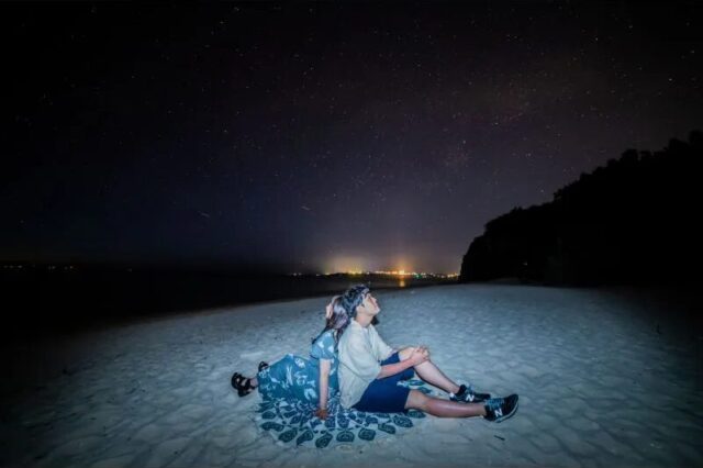 【沖縄・本部】本部から車で行ける瀬底島で秘密の星空観察☆星空photoと宙さんぽナイトツアー《インスタ映え写真撮影付き》in瀬底ビーチ