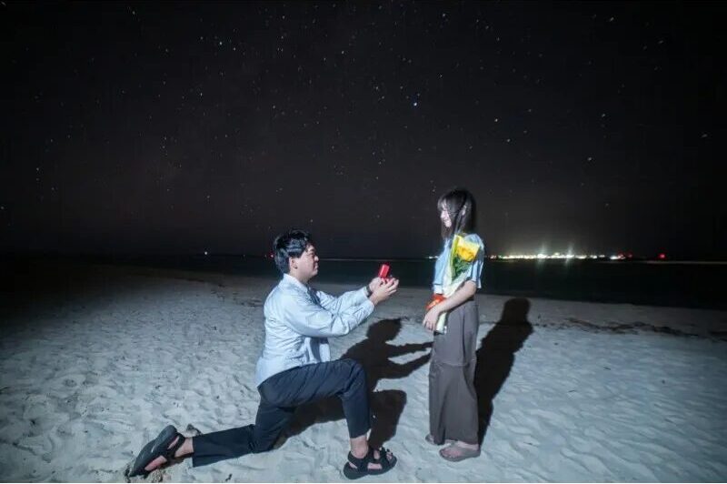 【沖縄・今帰仁城跡】ファミリー・カップル・友達で☆星空photoと宙さんぽナイトツアー《インスタ映え写真撮影付き》in今帰仁城跡（No.96）