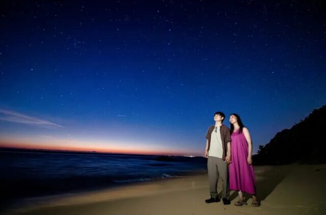 【沖縄・恩納村】穴場ビーチで味わうプライベート感☆星空photoと宙さんぽナイトツアー《インスタ映え写真撮影付き》in 希望ヶ丘ビーチ