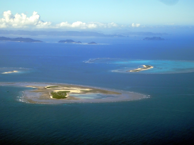 チービシ諸島の3つの島