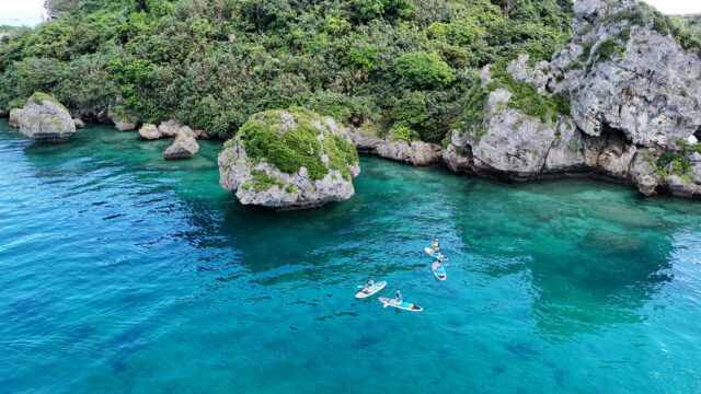伊計島 浜比嘉島 SUP