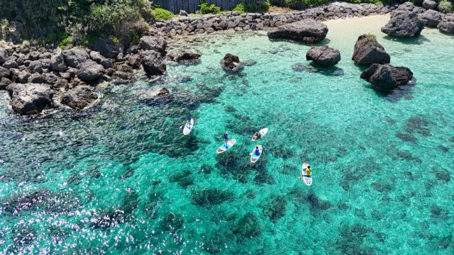 伊計島　浜比嘉島　SUP