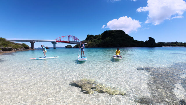 伊計島　浜比嘉島　SUP