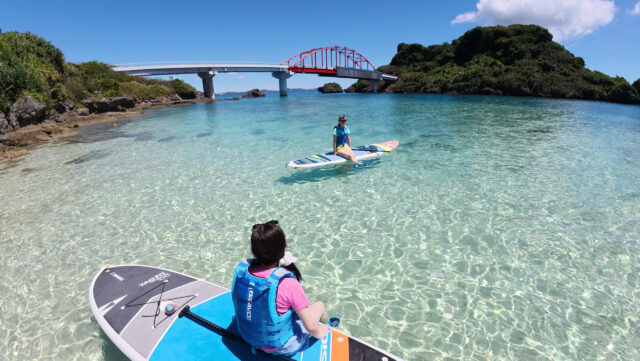 伊計島　浜比嘉島　SUP