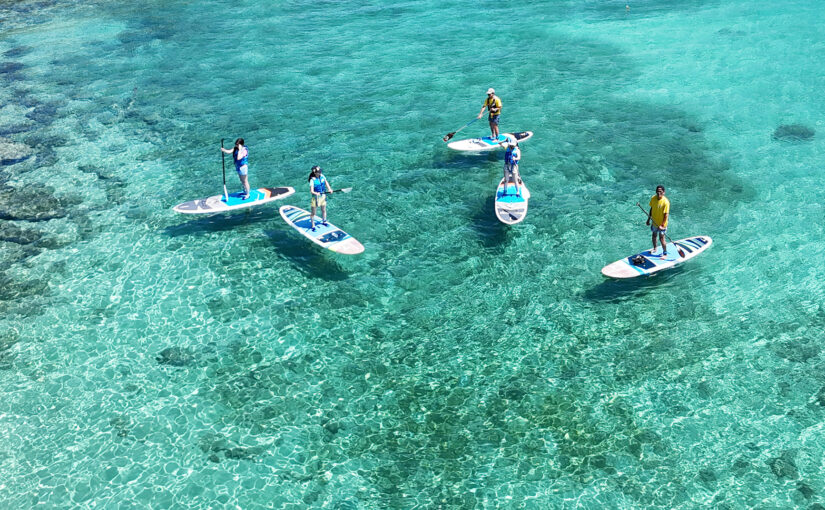 伊計島　浜比嘉島　SUP
