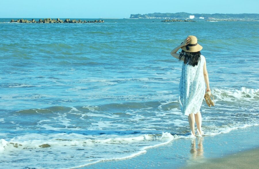 女士 服装 海滩