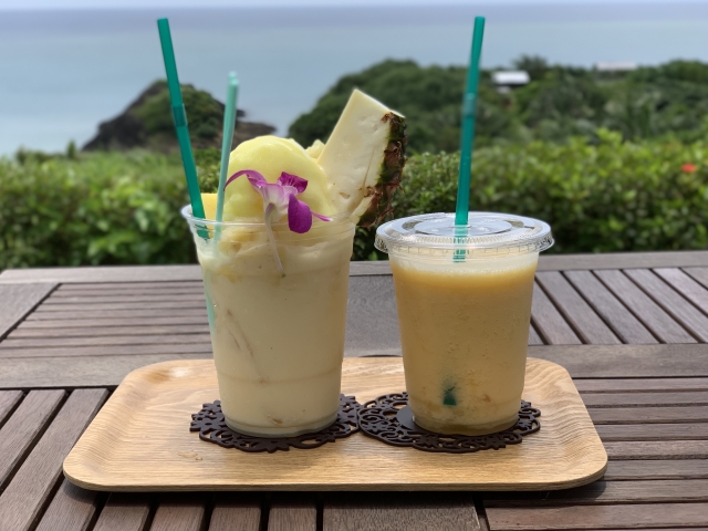 海を眺めながら楽しむ沖縄スムージー