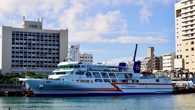 慶良間座間味島フェリー、沖縄