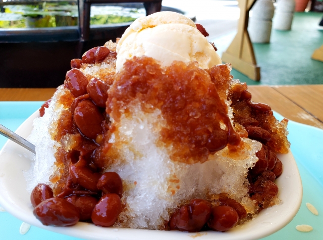 小豆とバニラが合う沖縄ぜんざい