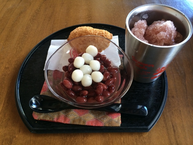甘味と氷が美味しい沖縄和風スイーツ
