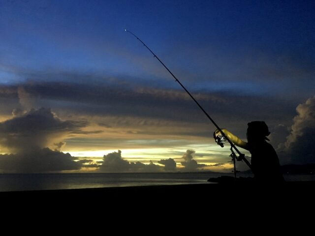 沖縄　夜釣り