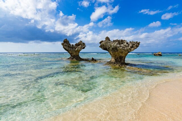 ティーヌ浜　ハートロック