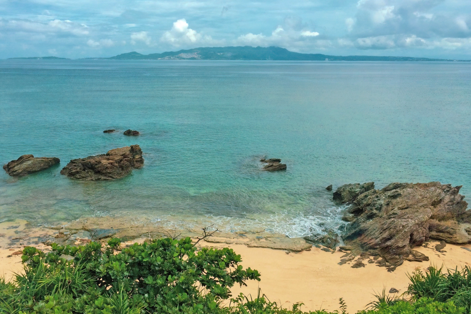 ダイヤモンドビーチ　岩肌
